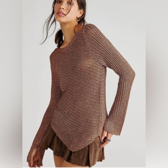 11. NWOT Free People Logan Sweater - Picture 4 of 4